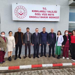 İl Müdürümüz Sayın Bilgin ÖZBAŞ Özel Vize Mete Engelli Bakım Merkezini Ziyaret Etti. - fotoğraf 2