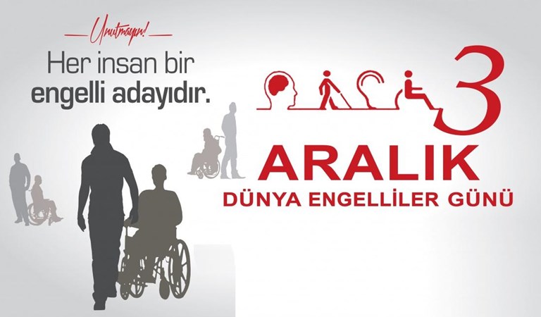 İl Müdürümüz Sayın Bilgin Özbaş'ın 3 Aralık Dünya Engelliler Günü Mesajı