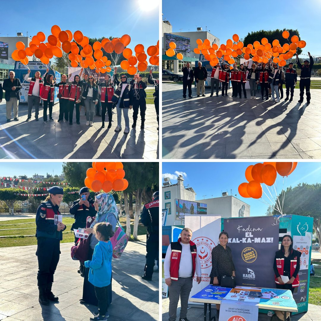 #SilifkeŞÖNİM,#25KasımKadınaYönelikŞiddetleMücadeleGünü'nde vatandaşlarımıza''Kadına Yönelik Şiddetle Mücadele, #KADES uygulaması ve #ALO183'' hakkında rehberlik, broşür dağıtımı ve balon uçurma etkinliği düzenlendi.