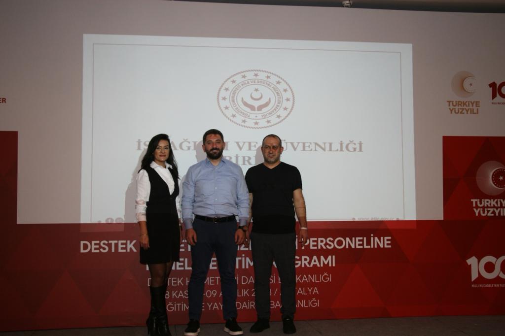 DESTEK HİZMETLERİ PERSONELİNE YÖNELİK İŞ SAĞLIĞI VE GÜVENLİĞİ EĞİTİMİ 