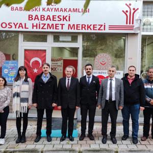 İl Müdürümüz Sayın Bilgin ÖZBAŞ Babaeski Sosyal Hizmet Merkezi Müdürlüğünü Ziyaret Etti. - fotoğraf 1