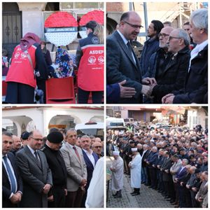  Şehit Jandarma Komando Er Muzaffer Köse'nin ebediyete irtihal eden muhterem babası Mehmet Köse'yi son yolculuğuna uğurladık - fotoğraf 1