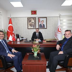 Şehzadeler Belediye Başkanı Ömer Faruk ÇELİK ve Başkan Yardımcısı Bilal DEMİR İl Müdürümüze Hayırlı Olsun Ziyaretinde Bulundular - fotoğraf 2