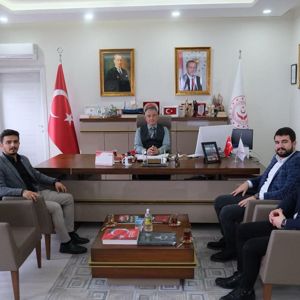 Tügva İl Başkanı Mümtaz Aydin  Esat AYYILDIZ ve İsmail Muhammed Aydın il müdürümüz Mustafa MODAOĞLU'nu ziyaret ettiler - fotoğraf 1
