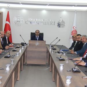İl Müdürümüz Sayın Sahit AYDIN Başkanlığında,  İl Müdür Yardımcıları, Şube Müdürleri ve Kuruluş İdarecileri'nin Katılımıyla İstişare Toplantısı Gerçekleştirildi. - fotoğraf 1
