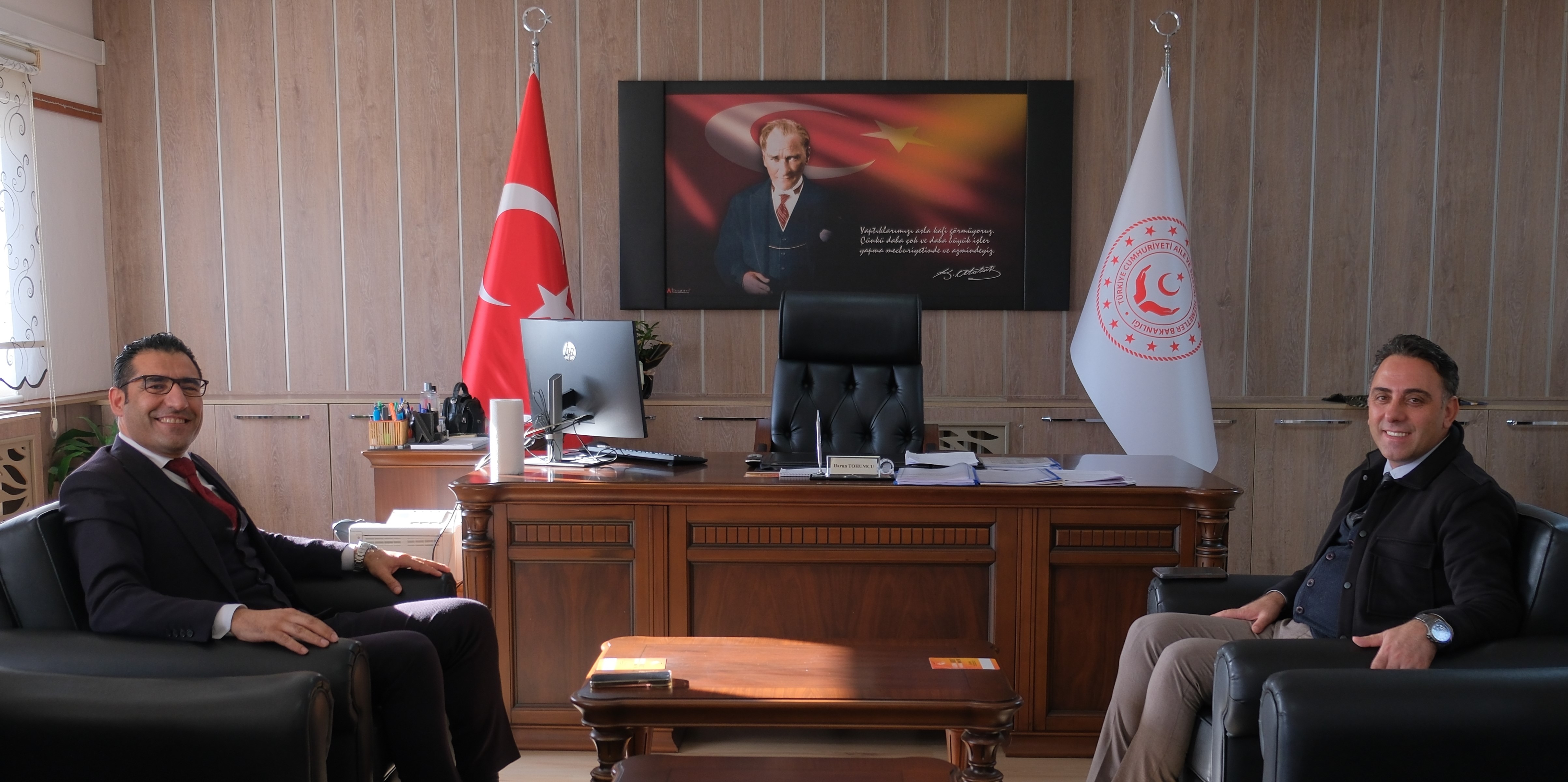 Halk Eğitim Müdürlüğünden İl Müdürlüğümüze ziyaret.