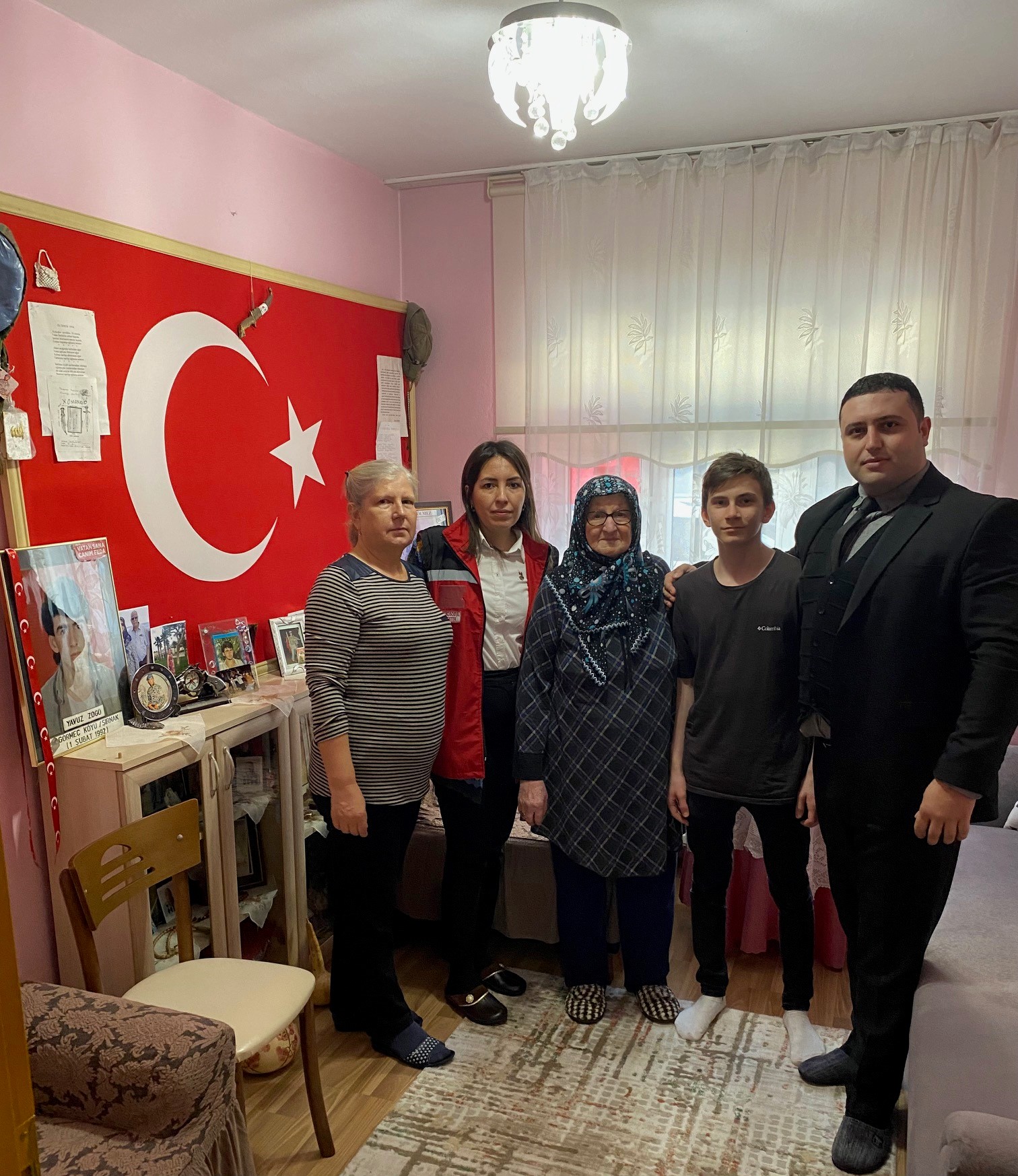 Şehit Yavuz ZOGO’nun ailesi ziyaret edildi.