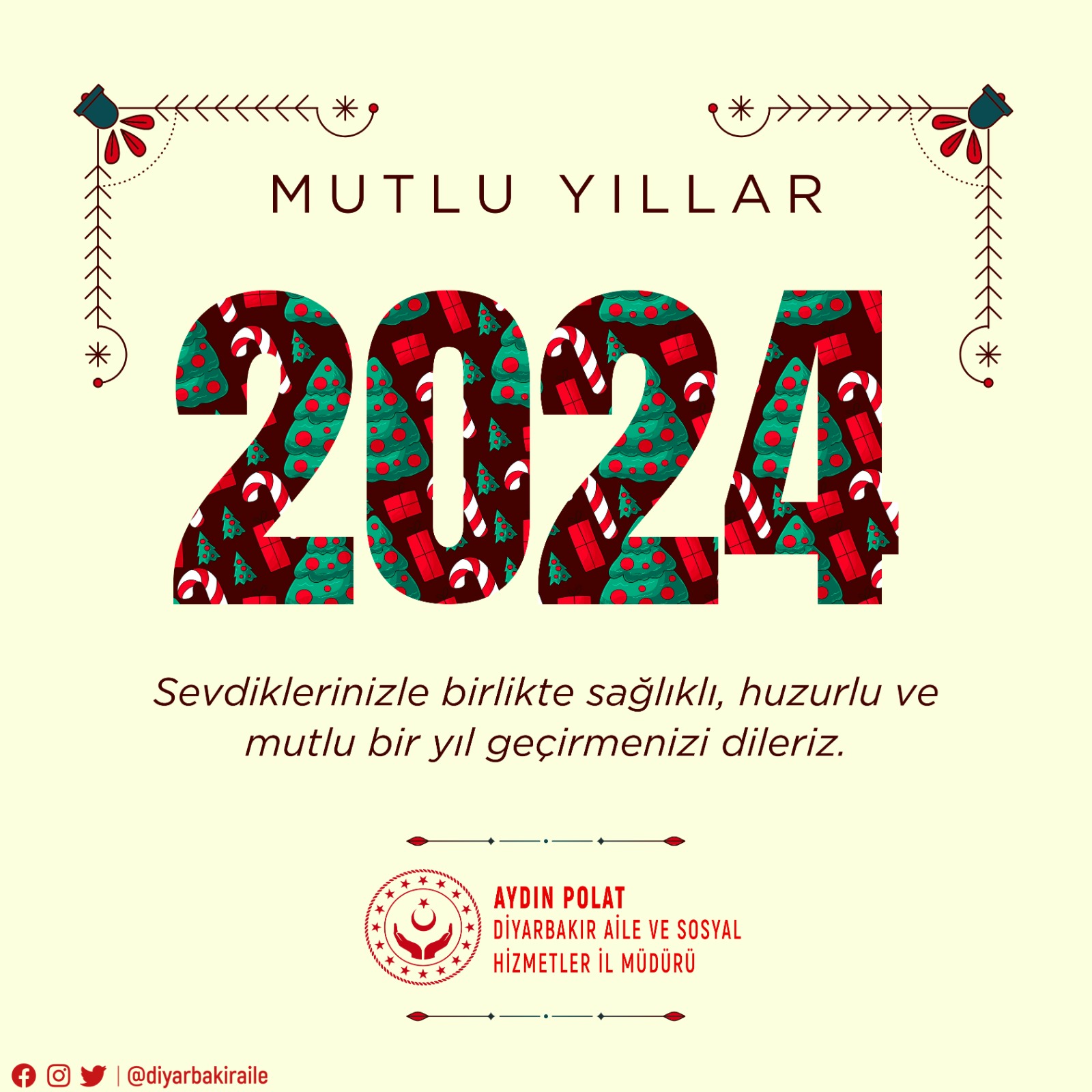 İl Müdürümüz Sn. Aydın POLAT'ın Yeni Yıl Mesajı