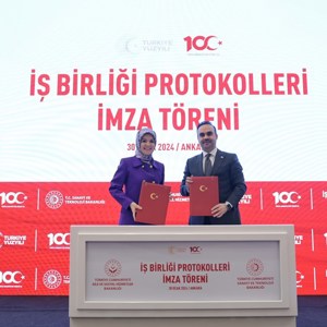 Aile ve Sosyal Hizmetler Bakanlığı ile Sanayi ve Teknoloji Bakanlığı Arasında Kadın Girişimciliğinin Güçlendirilmesine Yönelik İş Birliği - fotoğraf 1