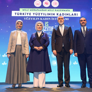Emine Erdoğan Hanımefendi ve Bakanımız Göktaş "Yüzyılın Kadın İstihdamı 'İş-Pozitif' Tanıtım Programı"nda Kadın Girişimcilerle Buluştu - fotoğraf 4