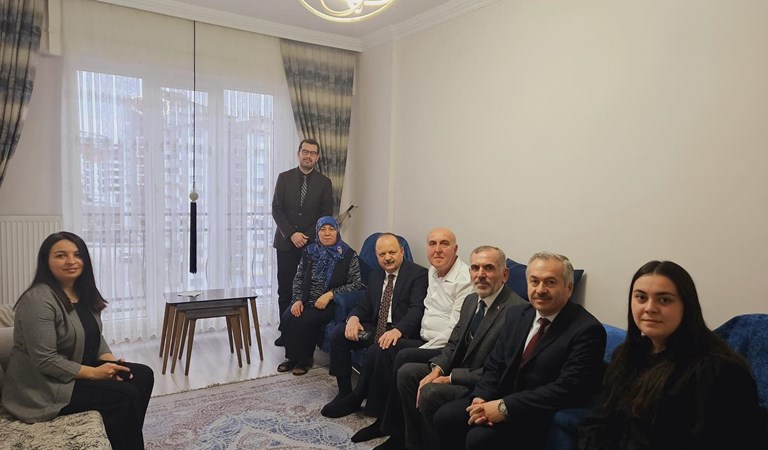 Aziz Şehidimiz Furkan Erbil’in Değerli Ailesine Ziyaret 