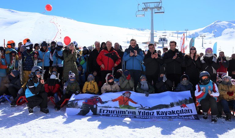 "Erzurum'un Yıldız Kayakçıları Zirvede Buluşuyor" Projesini Başlattık.