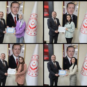 "Valimiz Ekrem Canalp’in  takdirleriyle,  Başarı ve Teşekkür Belgesi" - fotoğraf 1