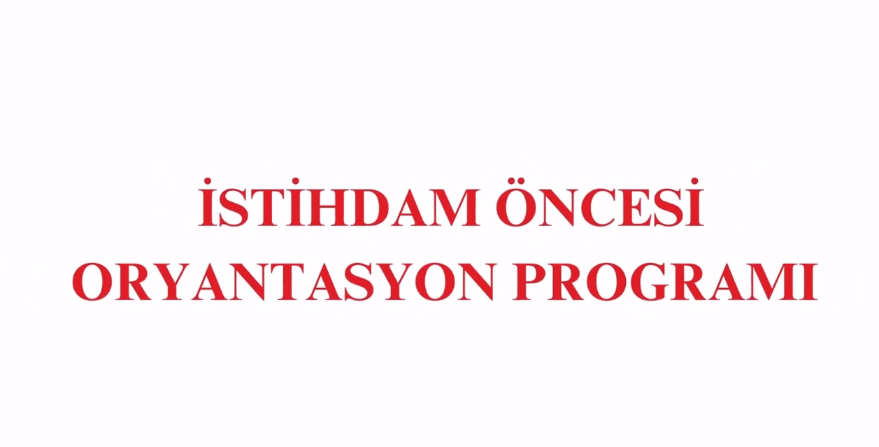 06.12.2023 tarihinde ataması yapılan şehit yakınları, gazi ve gazi yakınlarımızın istihdam öncesi oryantasyon programı