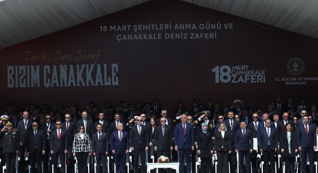 18 Mart Şehitleri Anma Günü ve Çanakkale Deniz Zaferi'nin 109'uncu Yıl Dönümü Töreni Gerçekleştirildi.