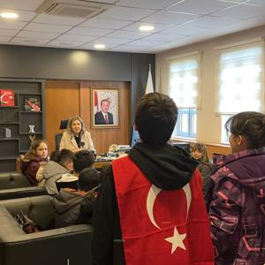 İstiklal İlkokulu 4/B sınıfı öğrencileri Şehit Yakınları ve Gazi Hizmetleri birimimiz ile Kırıkkale Şehitliğini ziyaret etti. - fotoğraf 6