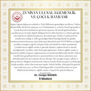 23 NİSAN ULUSAL EGEMENLİK VE ÇOCUK BAYRAMI - fotoğraf 1