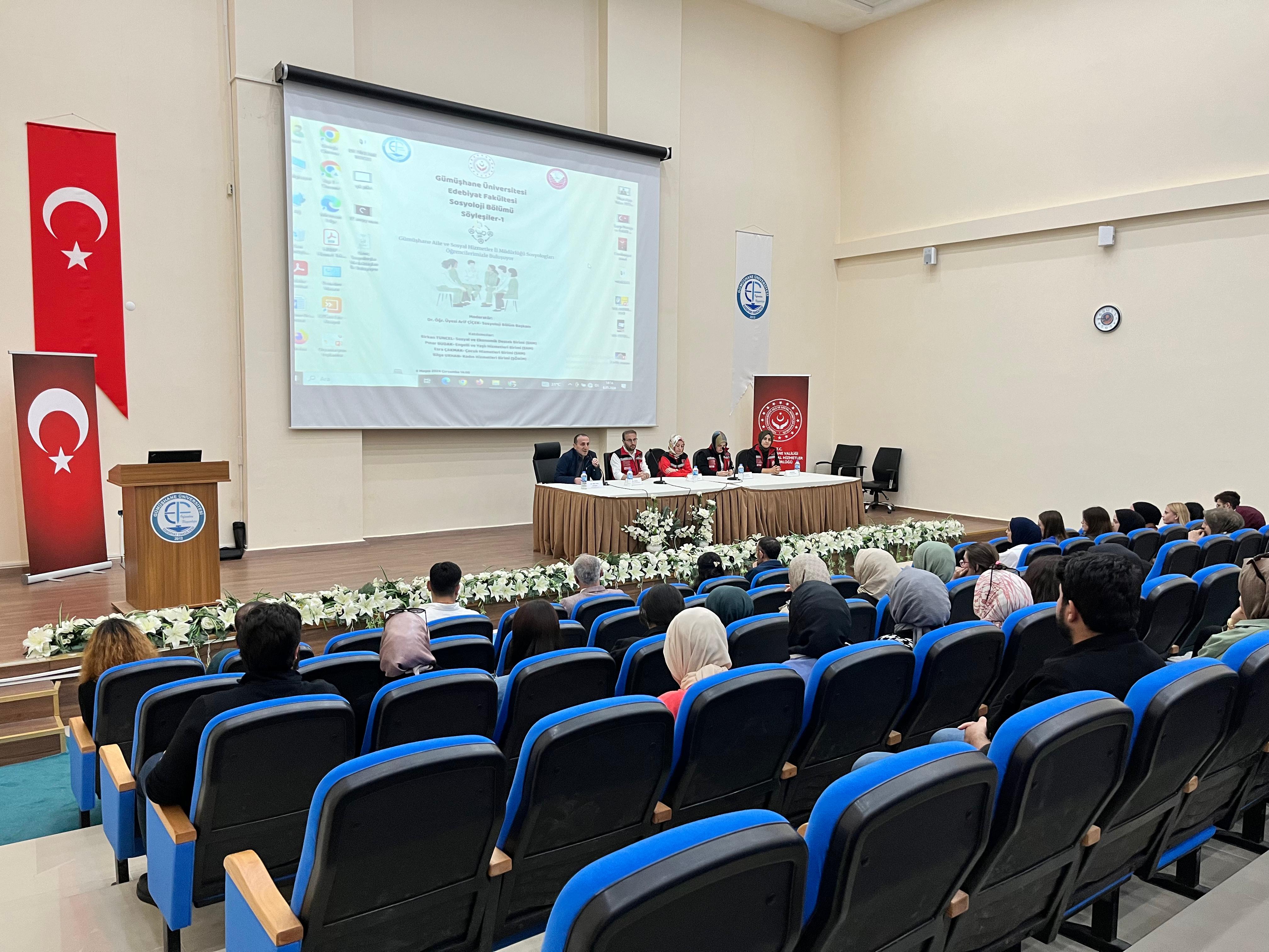 SOSYAL HİZMET ALANINDA İŞBİRLİĞİ: AİLE VE SOSYAL HİZMETLER İL MÜDÜRLÜĞÜ İLE GÜMÜŞHANE ÜNİVERSİTESİ SOSYOLOJİ BÖLÜMÜ ARASINDA SÖYLEŞİ PROGRAMI