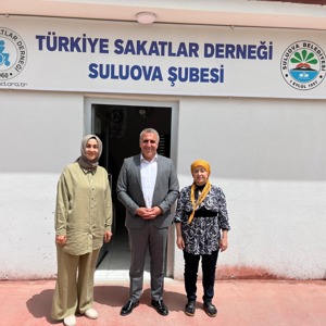 Türkiye Sakatlar Derneği Suluova Şubesini İl Müdürümüzle birlikte ziyaret ettik. - fotoğraf 1