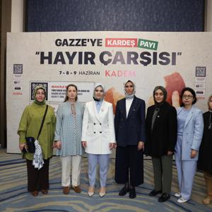 Aile ve Sosyal Hizmetler Bakanımız Göktaş, KADEM'in Gazze'ye yardım için düzenlediği hayır çarşısını ziyaret etti - fotoğraf 6