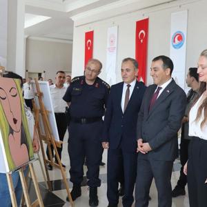 Kuruluşlarımızda Bakım ve Koruma Altında Bulunan Çocuklarımızın Yağlı Boya ve Karakalem Sergisi - fotoğraf 2