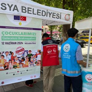 12 Haziran Dünya Çocuk İşçiliği ile Mücadele Günü kapsamında şehrimizin işlek noktasında stant kurduk. - fotoğraf 5