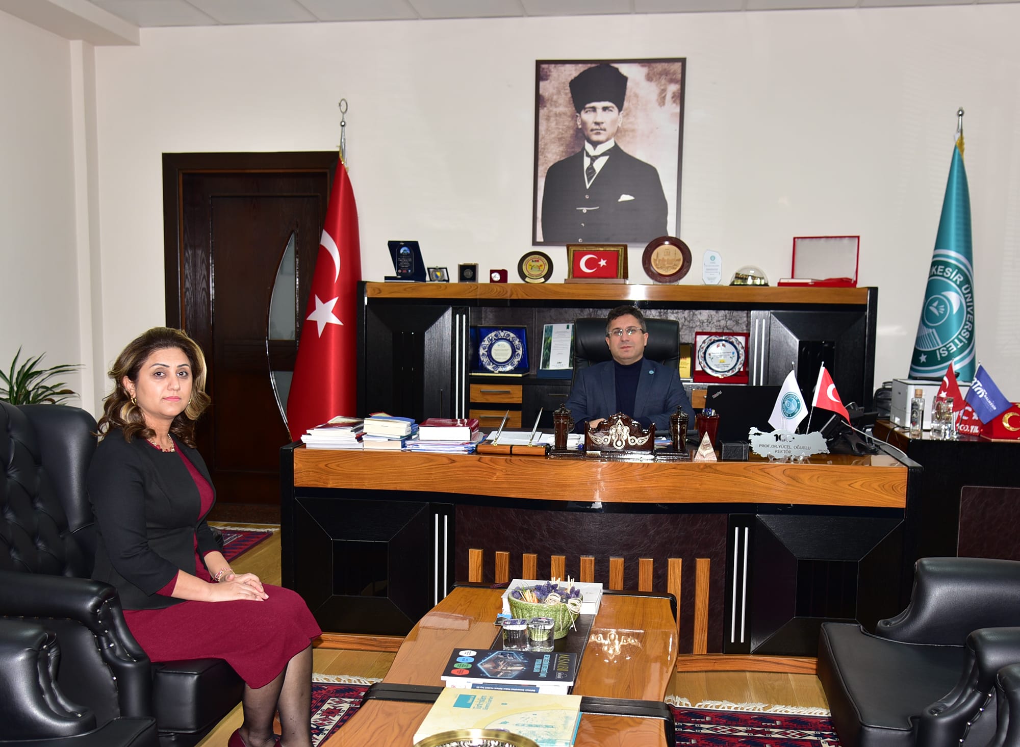 Balıkesir Üniversitesi Rektörü Sayın Prof. Dr. Yücel OĞURLU'ya Ziyaret