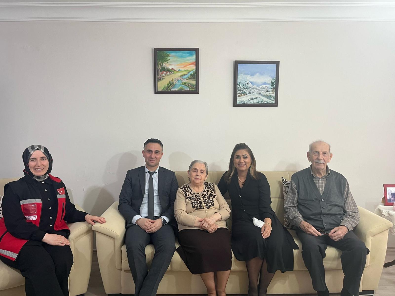 Şehidimiz Polis Memuru Sadi KARAMAN’ın Kıymetli Ailesine Ziyaret 