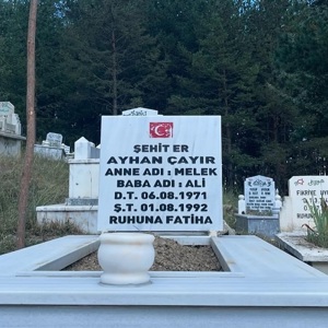 Aziz Şehidimiz Ayhan Çayır’ın Şehadet Yıldönümünde Kabri başında Anma Programı Düzenlendi - fotoğraf 4