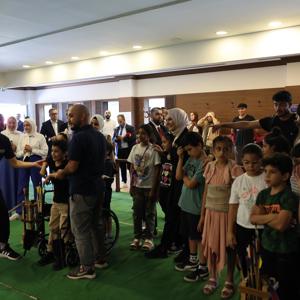 Bakanımız Mahinur Özdemir Göktaş Filistinli çocuklarla bir araya geldi   - fotoğraf 2