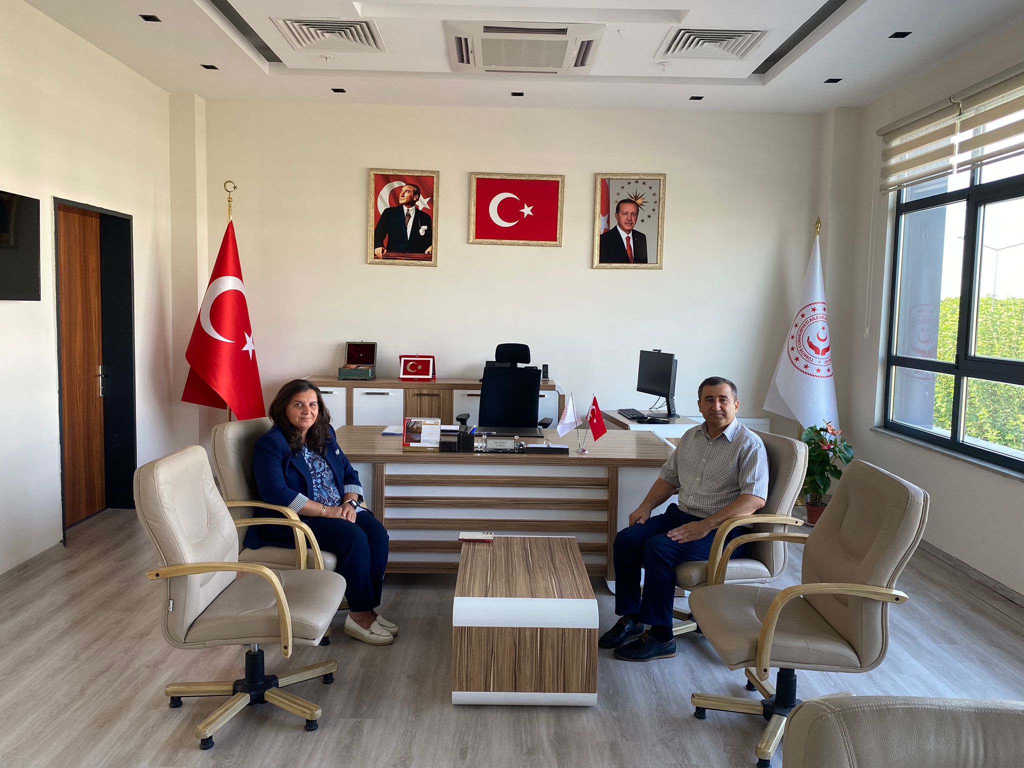 Çanakkale İl Tarım ve Orman Müdürümüz Sayın Nazan TÜRKARSLAN, İl Müdürümüz Ali ÖMÜT’ ü Makamında Ziyaret Etti 