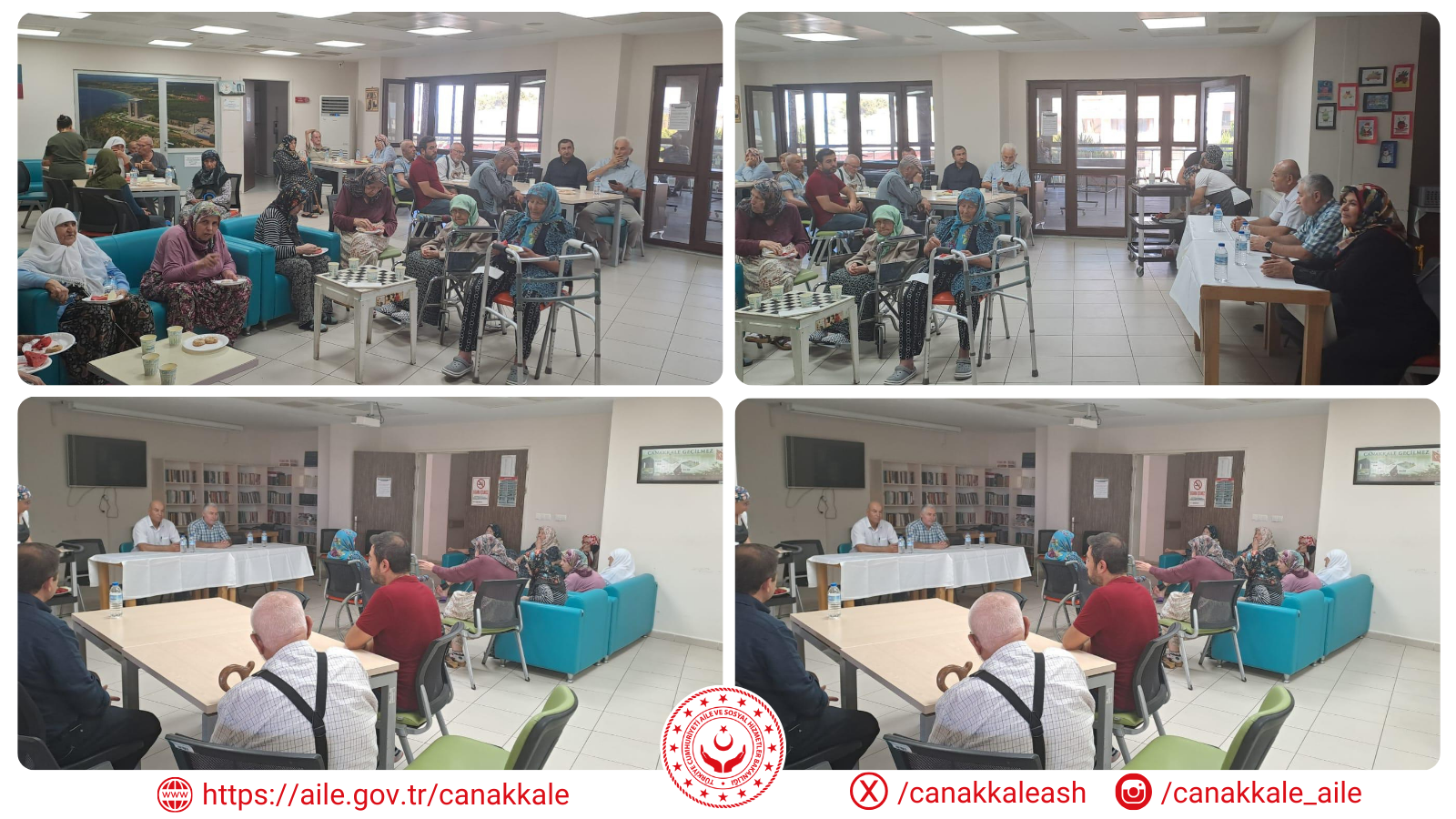 Mevlid Kandili Münasebetiyle Çanakkale Huzurevi YBRM’de Program Düzenlendi