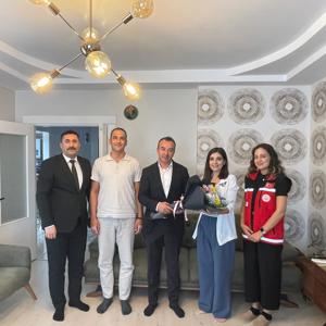 19 Eylül #GazilerGünü münasebetiyle #MezitliSHM, Mezitli Kaymakamımız Sayın Alp Eren YILMAZ beyefendi eşliğinde gazilerimiz Halil ARI ve Serkan ŞAHİNER ziyaret edildi. - fotoğraf 2
