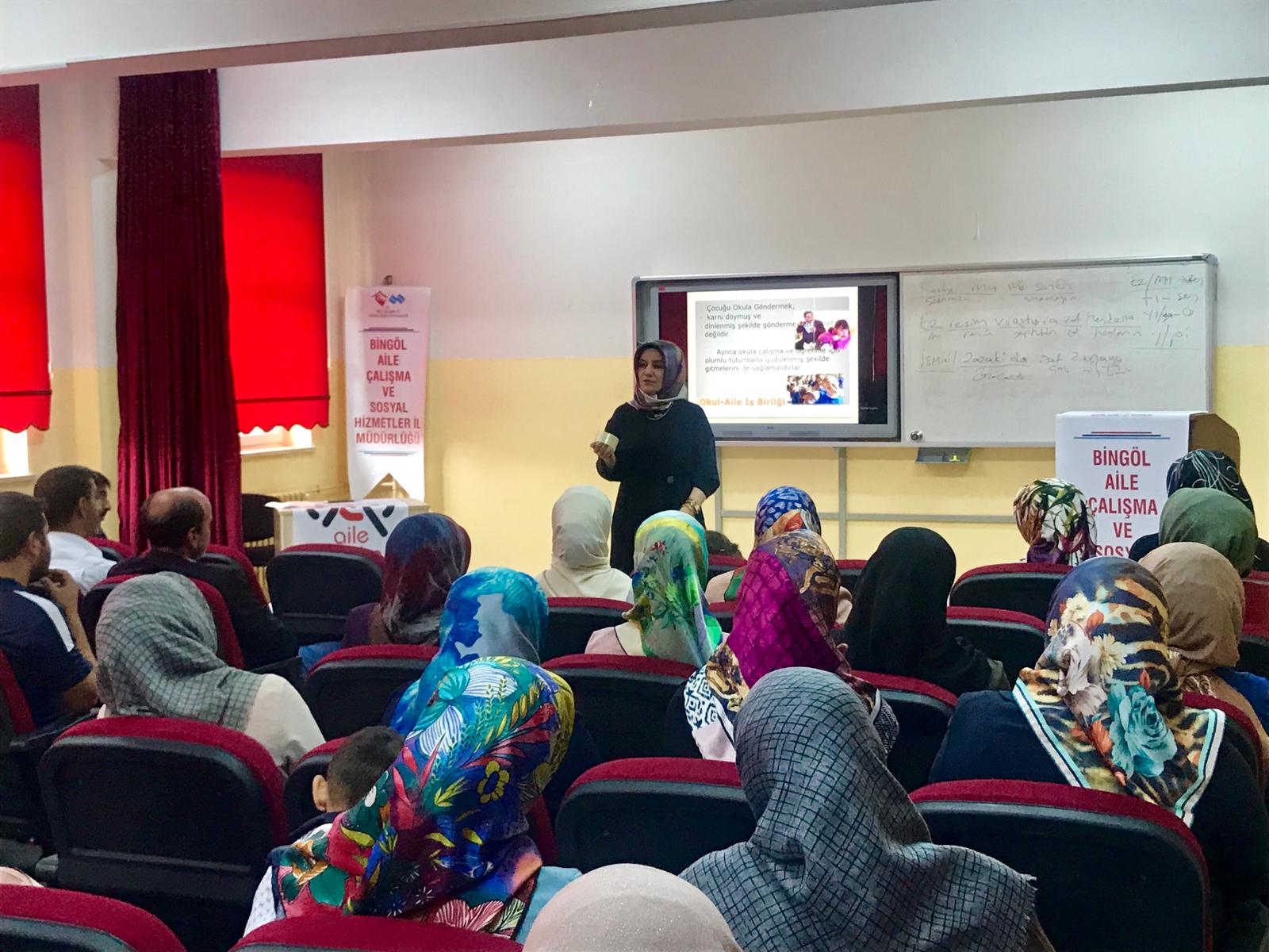 Genç Anadolu Lisesi Velilere Aile Eğitim Programı (Aep) Kapsamında ” Okul Aile İşbirliği” Konulu Seminer Düzenlendi