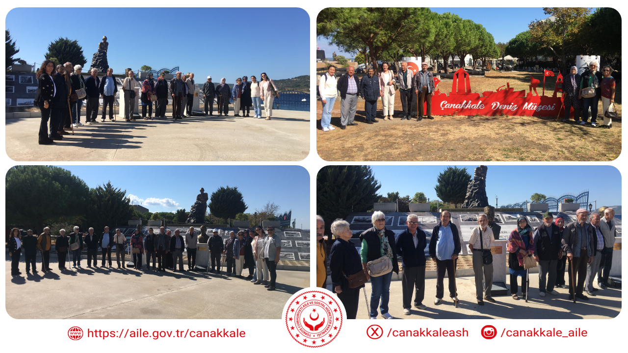 Çanakkale Huzurevi sakinlerimiz Çanakkale Deniz Müzesi'ni Ziyaret Etti