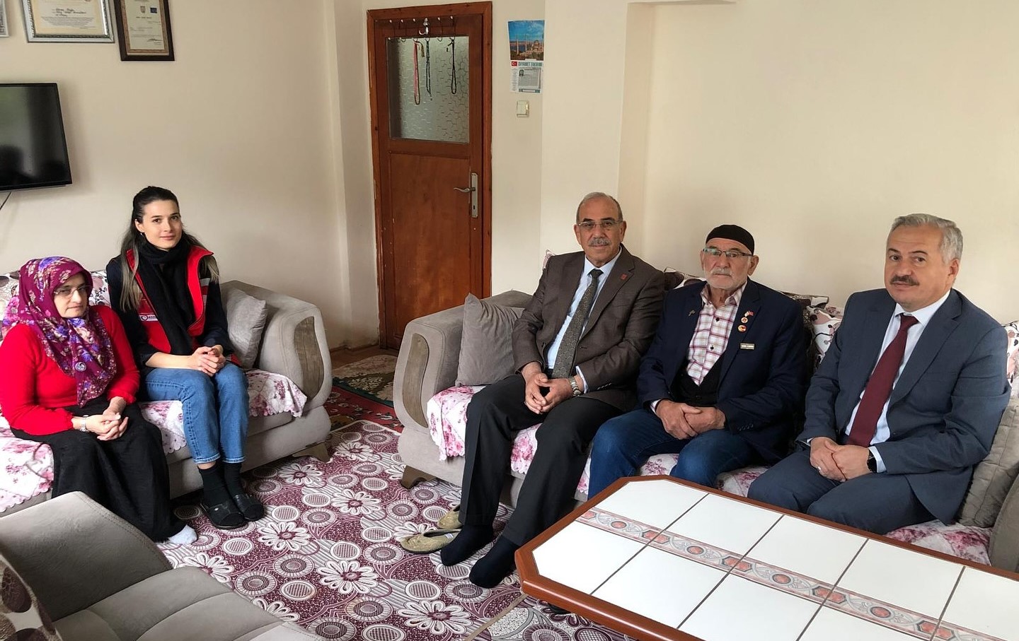 Kıbrıs Gazimiz Ekrem Kayku'ya Ziyaret 