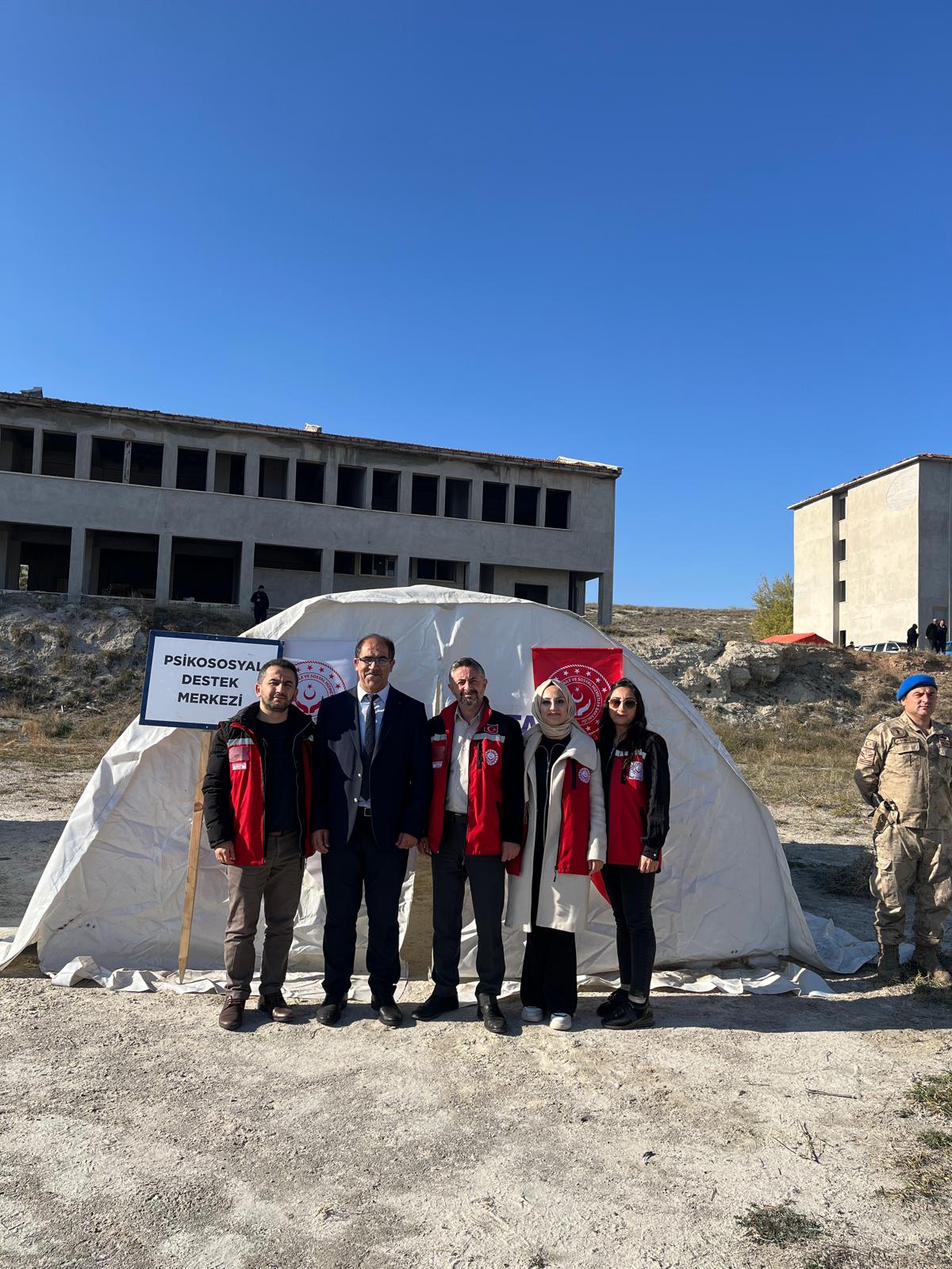 AFAD KOORDİNESİNDE SAHA TATBİKATI