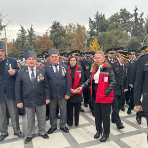 CUMHURİYETİMİZİN KURUCUSU GAZİ MUSTAFA KEMAL  ATATÜRK ÖLÜMÜNÜN 86.YILINDA DÜZENLENEN PROGRAMLA ANILDI. - fotoğraf 4