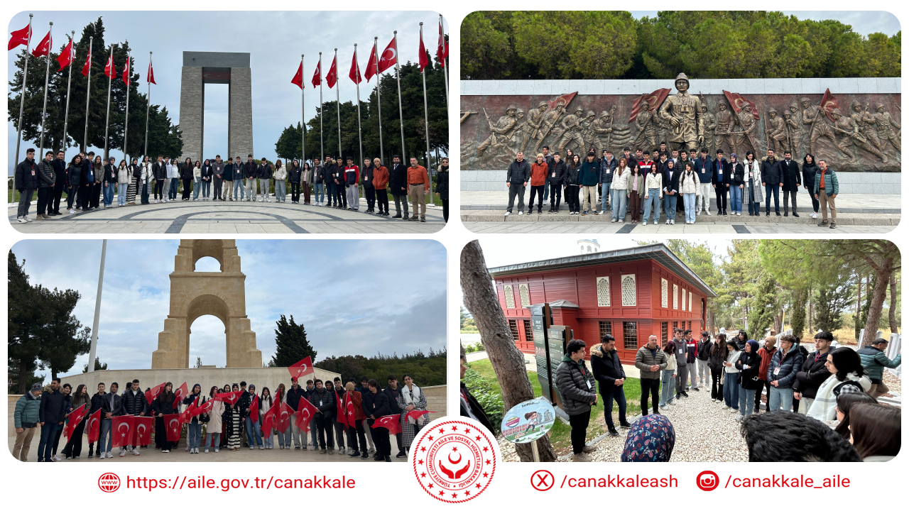 Şehit Ve Gazi Çocuklarımız, Tarihin Derin İzlerini Taşıyan Çanakkale Şehitliği'ni Ziyaret Etti.