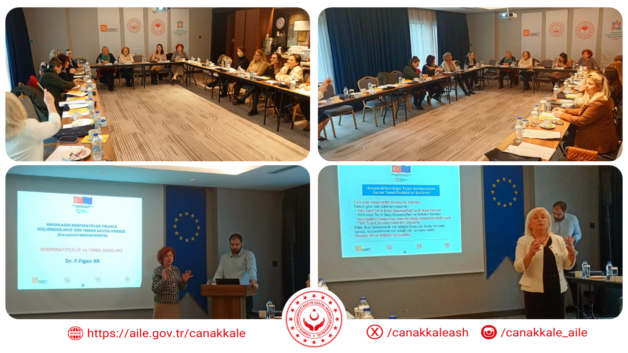 Kadınların Kooperatifler Yoluyla Güçlendirilmesi Projesi  Eğitimleri Başladı