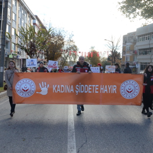 25 KASIM KADINA YÖNELİK ŞİDDETLE MÜCADELE KAPSAMINDA ETKİNLİKLER YAPILDI. - fotoğraf 1