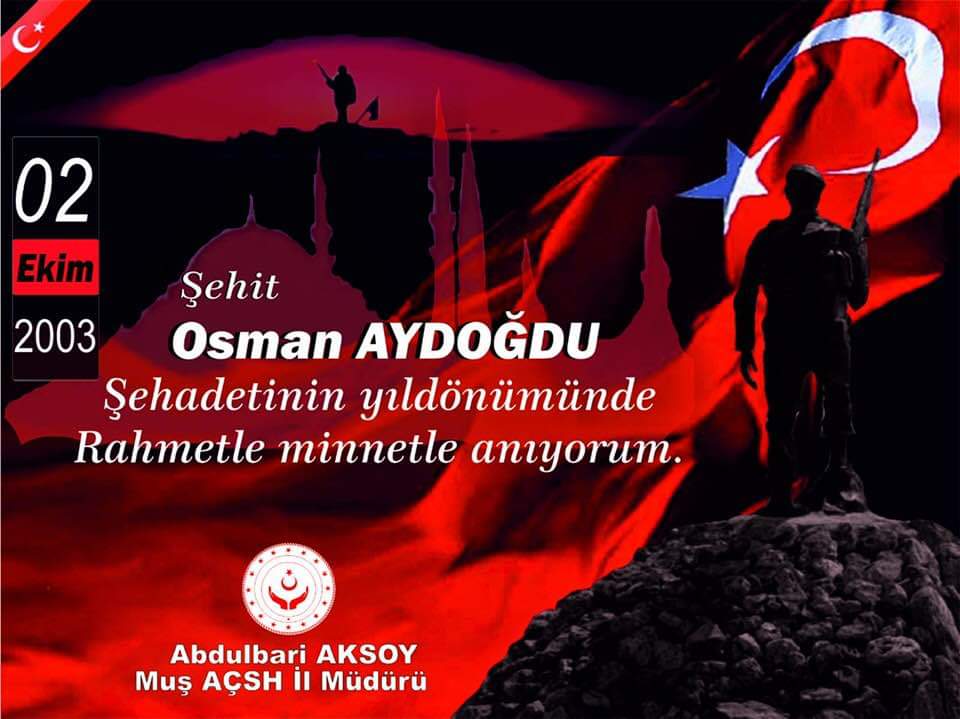 Şehadetinin yıldönümünde Rahmetle minnetle anıyorum. 