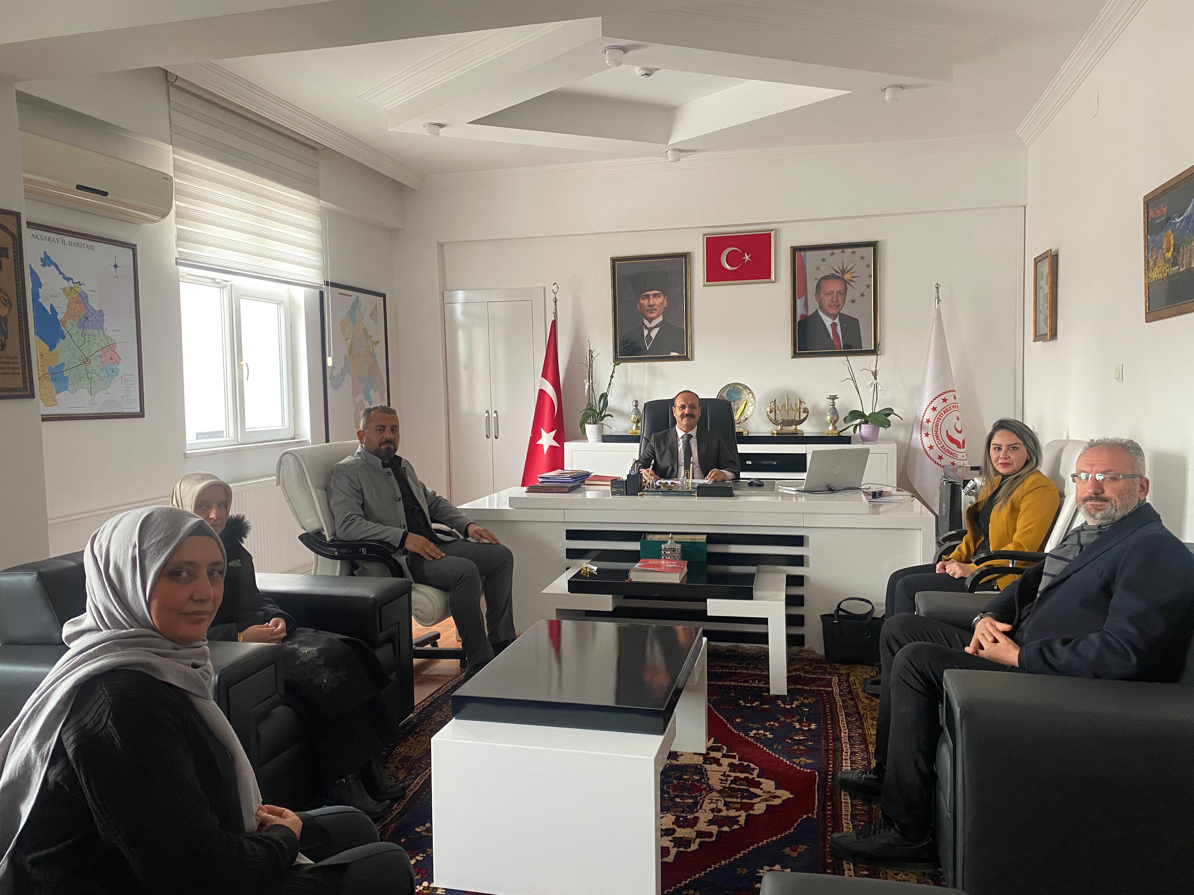 İl Müdürümüz Sayın Nurettin Ulaş, Makamında Öz Sağlık-İş Sendikası'nı Ağırladı. 