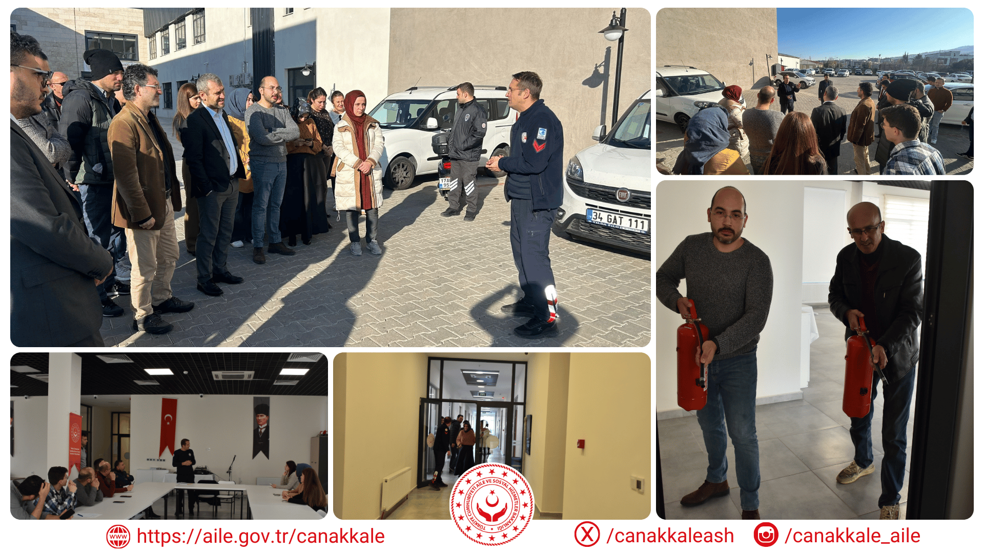 Yangın Söndürme Ve Tahliye Tatbikatı