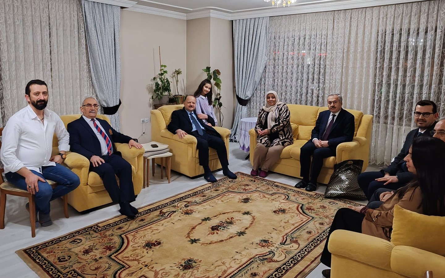 Valimiz Sayın Meftun Dallı Kahraman Gazimiz Mehmet Kahyaroğlu’nu Ziyaret Etti