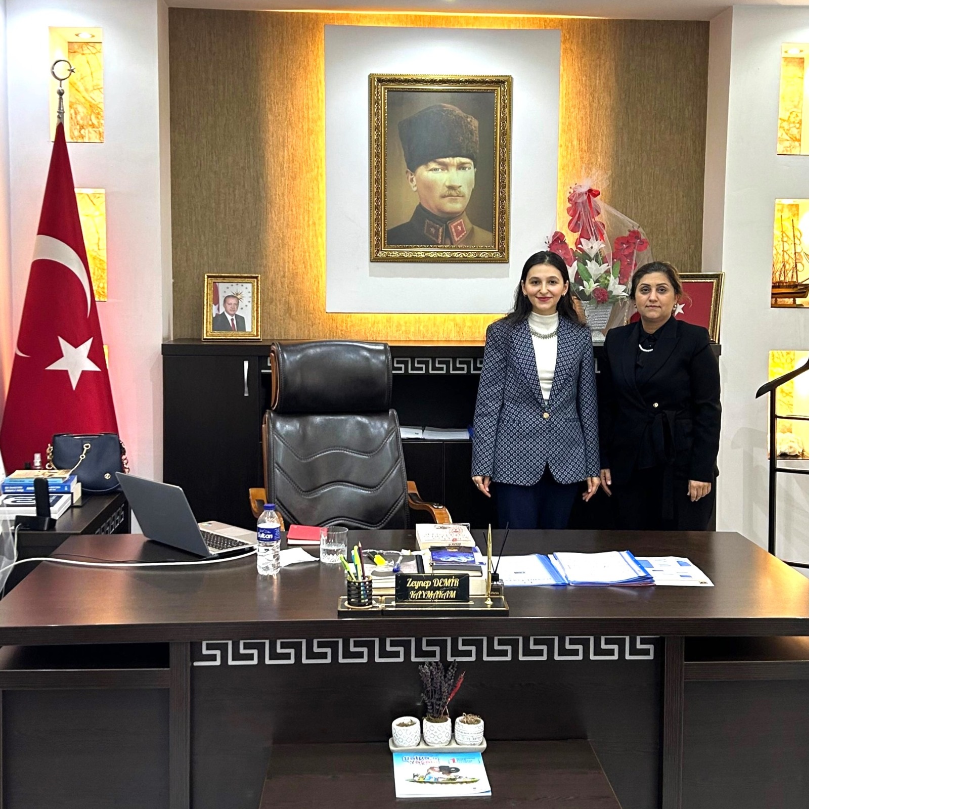 Balya Kaymakamı Sayın Zeynep DEMİR’e Ziyaret