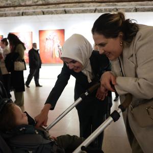 Bakanımız Sayın Mahinur Özdemir Göktaş, Cumhurbaşkanı Recep Tayyip Erdoğan'ın teşrifleriyle Dolmabahçe Çalışma Ofisi'nde düzenlenen iftar programında şehit aileleriyle bir araya geldi.  - fotoğraf 6