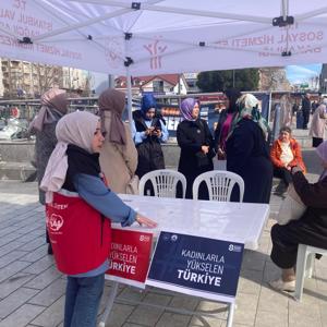 Sahaya çıkan ekiplerimiz mobil sosyal hizmet noktalarında koruyucu ve önleyici sosyal hizmet modelleri hakkında farkındalık oluşturmuş, bilgilendirme ve broşür dağıtımı gerçekleştirilmiştir. - fotoğraf 12