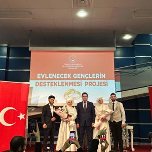 "Evlenecek Gençlerin Desteklenmesi Projesi" kapsamında fon desteğinden faydalanarak Kocaeli’de evlenen ilk çiftimiz. - fotoğraf 2