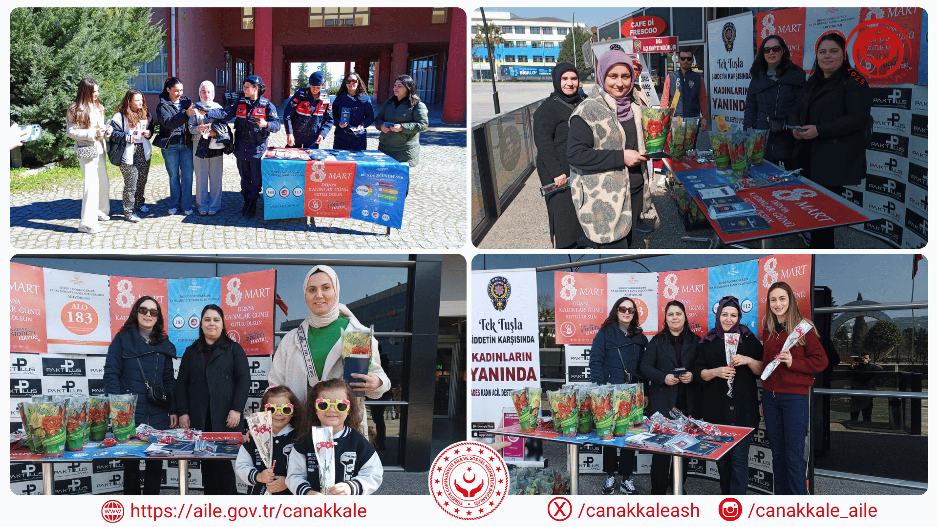 8 Mart Dünya Kadınlar Günü Biga SHM Faaliyetleri